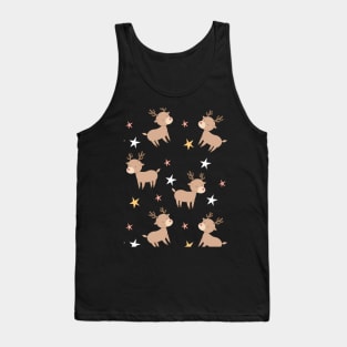 Reindeer Pattern Tank Top